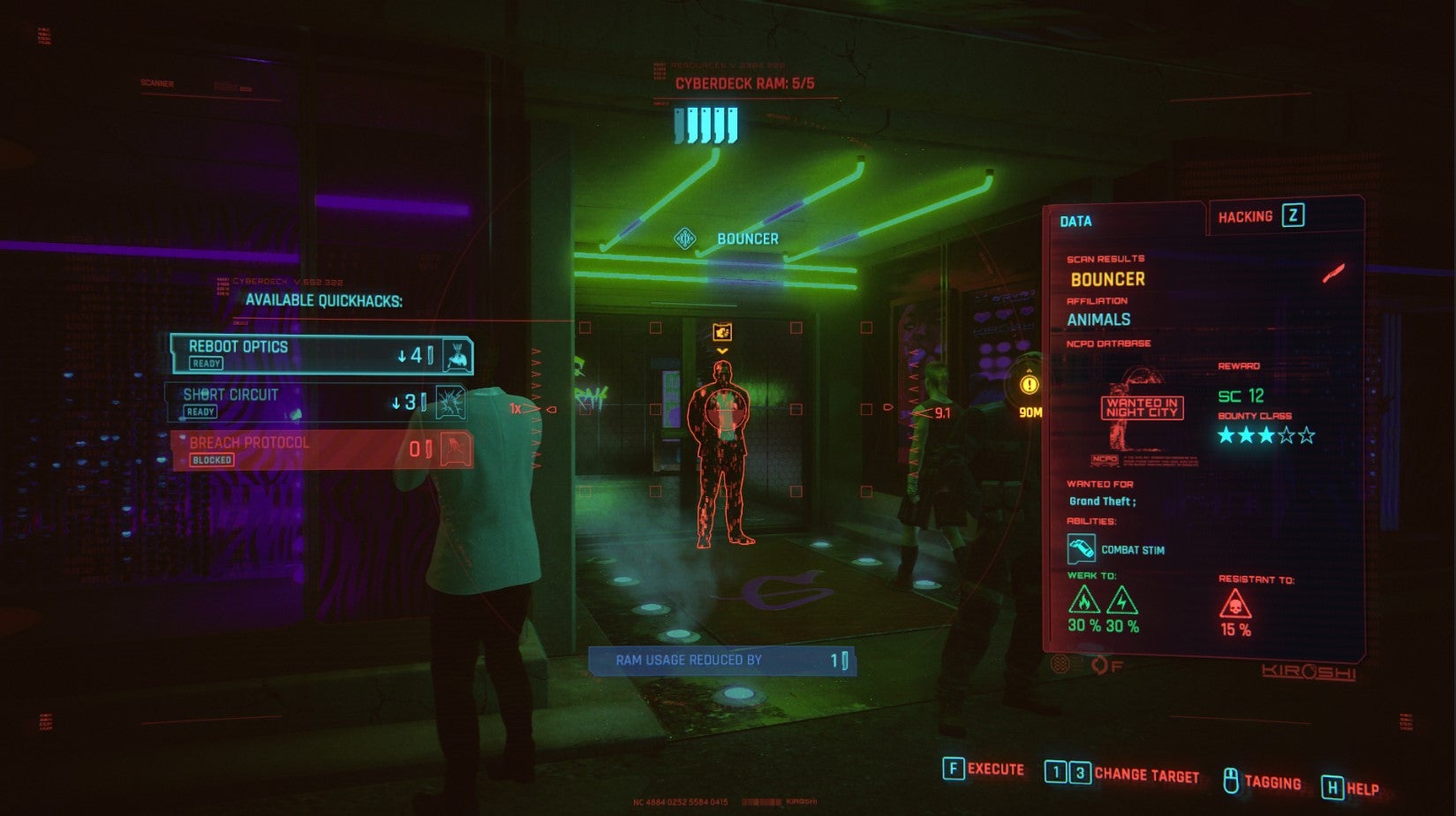 Cyberpunk 2077 Street Cred Bounties, Organised Crime Activity, AssaultinProgress VG247